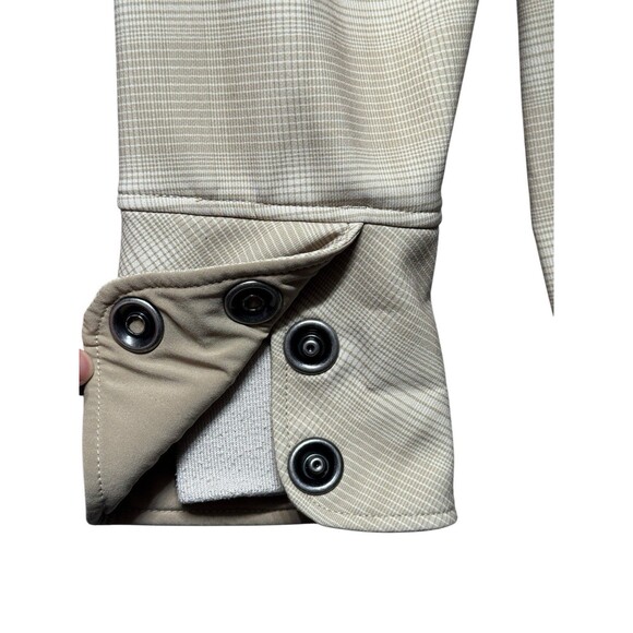 Woolrich Women’s L Softshell Hooded Jacket Beige Stone Fleece Lined Coat - Picture 9 of 16